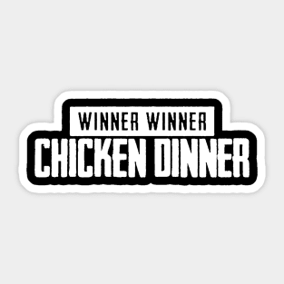 pubg chicken dinner Sticker